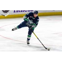 Cade McNelly with the Seattle Thunderbirds