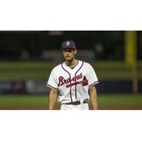 Pitcher Freddy Tarnok with the Rome Braves