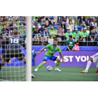 Seattle Sounders FC in action against Real Salt Lake