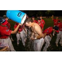 St. Cloud Rox' Ethan Navratil celebrates win