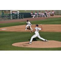 Tri-City Dust Devils' Connor Van Scoyoc on the mound