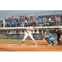 Fond du Lac Dock Spiders at bat