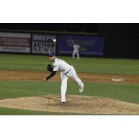 Tri-City Dust Devils' Jose Salvador on the mound