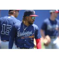 Mississippi Braves center fielder Justin Dean