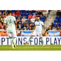 Atlanta United FC's Franco Ibarra and Juan José Purata on the field