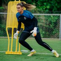 North Carolina Courage goalkeeper Hensley Hancuff