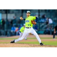 Columbia Fireflies' Marcus Olivarez in action