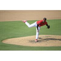 Fayetteville Woodpeckers' Carlos Espinosa in action