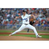 Biloxi Shuckers' T.J. Shook in action