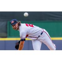 Mississippi Braves' Hayden Deal in action