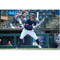 Tacoma Rainiers' Cade Marlowe at bat