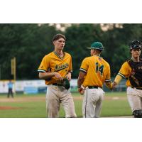 Sanford Mainers' Michael Simes and Cameron Johnson