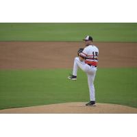 Fayetteville Woodpeckers' Tyler Guilfoil on the mound