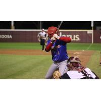 Green Bay Rockers' AJ Anzai at bat