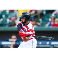 Columbia Fireflies' Jean Ramirez at bat