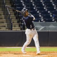 Tampa Tarpons' Jared Serna at bat