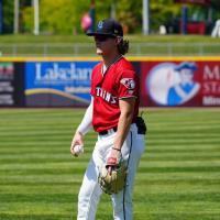 Jake Fox of the Lake County Captains