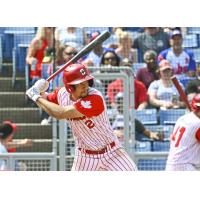 Ottawa Titans' Jason Dicochea at bat