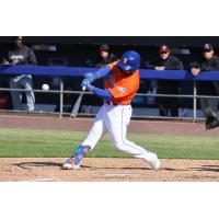 Syracuse Mets' Carlos Cortes at bat