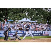 St. Cloud Rox' Oscar Serratos at bat