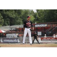 Fargo-Moorhead RedHawks' Kevin Pilot on the mound