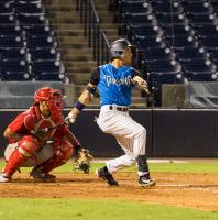 Tampa Tarpons at bat