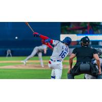 Tulsa Drillers' Luis Diaz at bat