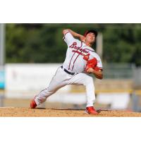 Mississippi Braves' Alan Rangel in action