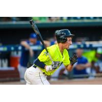 Columbia Fireflies' Jared Dickey In Action