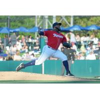 Tacoma Rainiers' Diego Castillo on the mound