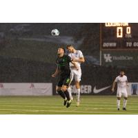 Lexington SC's Charlie Machell in action