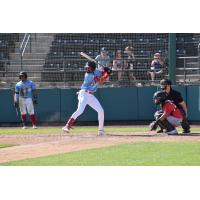 Tri-City Rooster Tails (Dust Devils) at bat