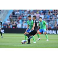 Seattle Sounders FC's Emanuel Reynoso in action