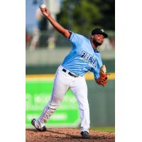 Columbia Fireflies' Samuel Valerio On The Mound