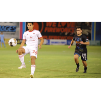 Phoenix Rising FC midfielder Renzo Zambrano with possession