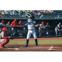 Biloxi Shuckers' Jeferson Quero at bat