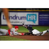 Pensacola Blue Wahoos and Chattanooga Lookouts in action