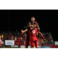 Phoenix Rising FC celebrates win