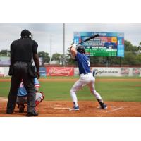 Evansville Otters at bat