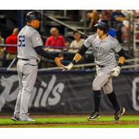 Somerset Patriots catcher/first baseman Ben Rice