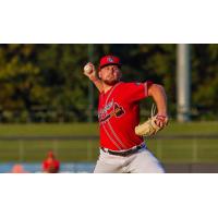 Rome Braves' Spencer Schwellenbach in action