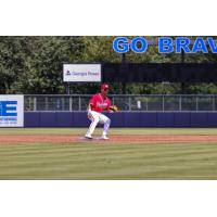 Rome Braves await a throw