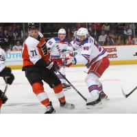 Lehigh Valley Phantoms battle the Kitchener Rangers