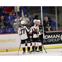 Vancouver Giants celebrate win