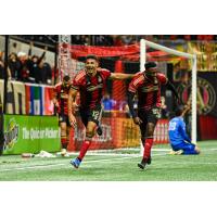 Atlanta United's Miles Robinson and Derrick Etienne Jr. on game night