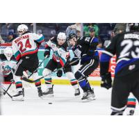 Kelowna Rockets battle the Victoria Royals