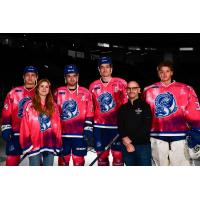 Mississauga Steelheads Pink at the Rink jerseys