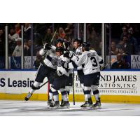 Worcester Railers celebrate win