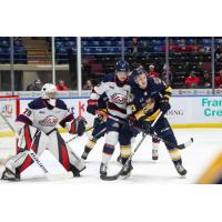 Saginaw Spirit battle the Erie Otters