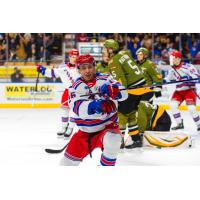 Kitchener Rangers' Carson Rehkopf on game night